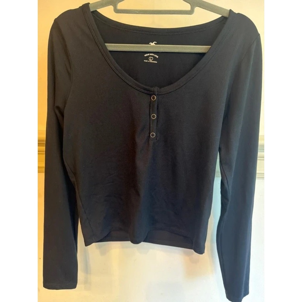 Hollister Women's Long Sleeve Shirt, Large